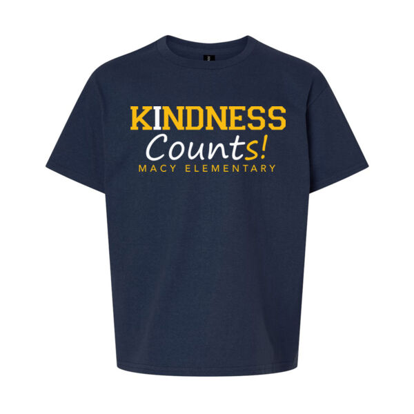 MACY ELEMENTARY - KINDNESS COUNTS - YOUTH T-SHIRT - $8V3T1X$ Thumbnail