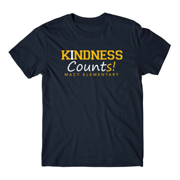 MACY ELEMENTARY - KINDNESS COUNTS - ADULT T-SHIRT - $SW6KT2$ Thumbnail